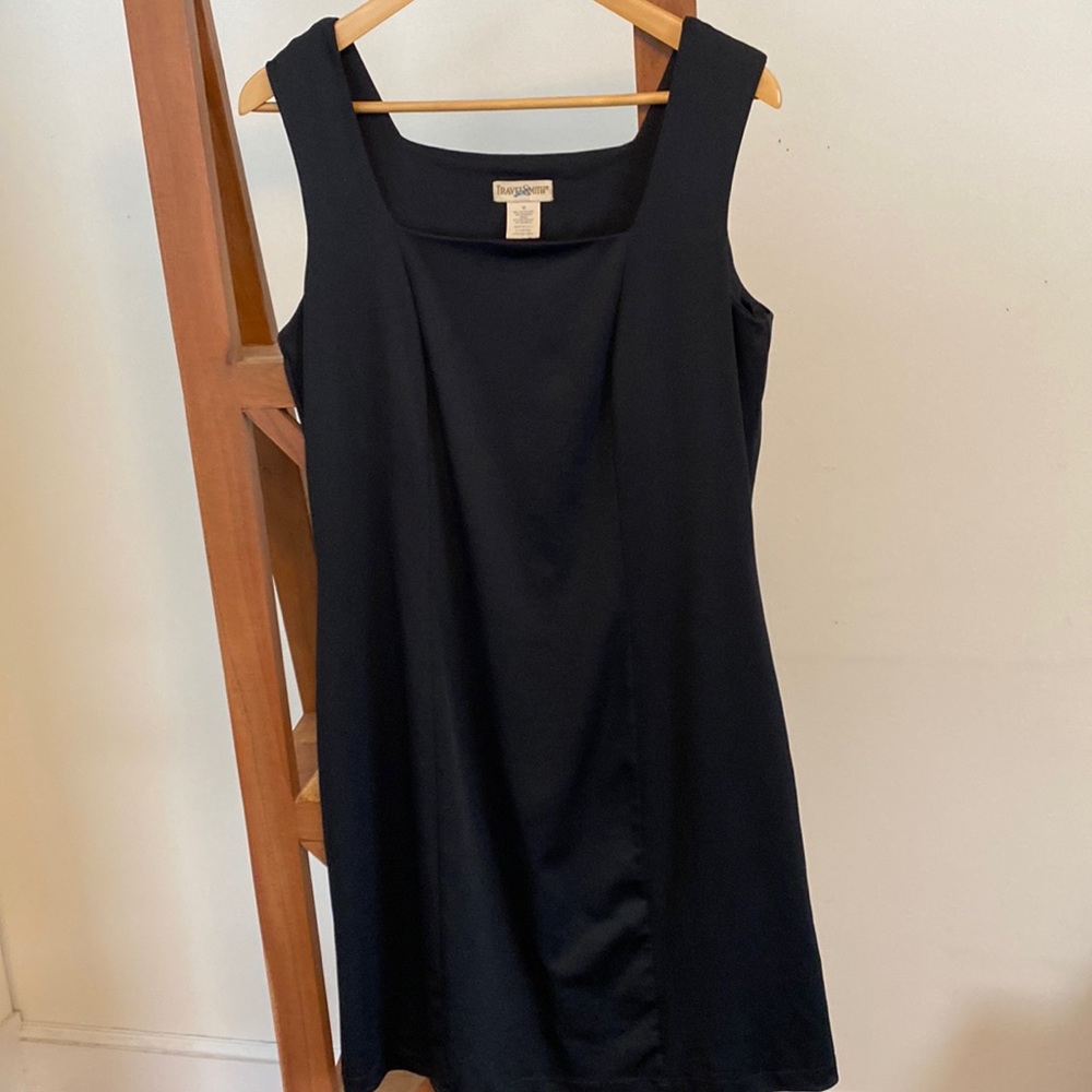 Travel Smith women’s black tank dress Sz M